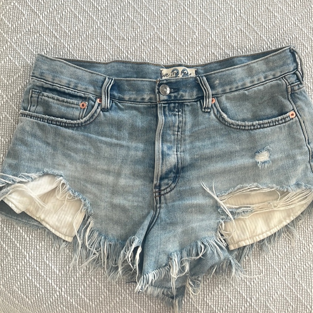 We The Free Denim cutoffs